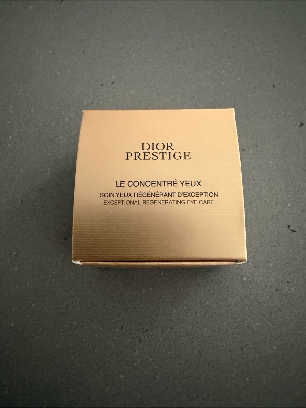 Dior Prestige Le Concentré Yeux - Gold Packaging